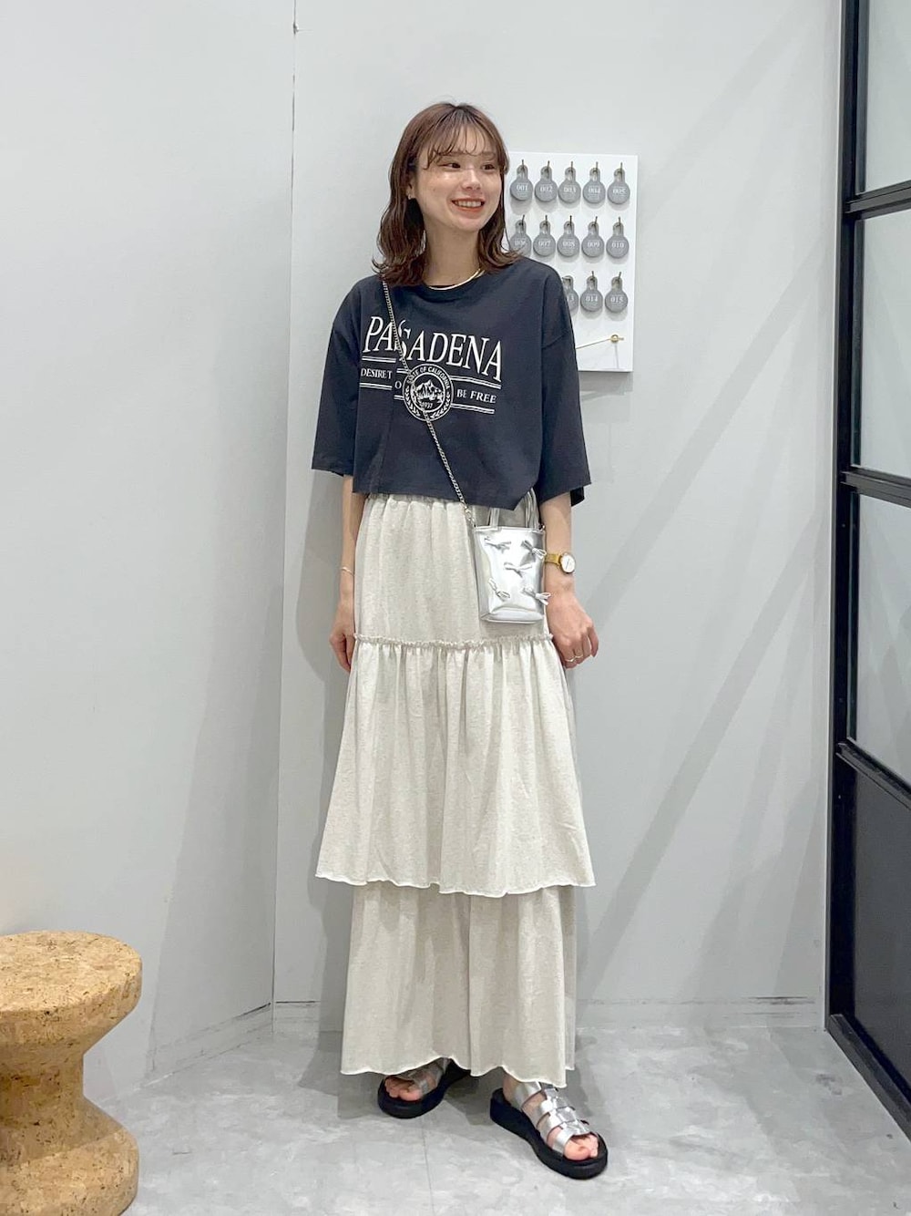MIKA(LOWRYS FARM イオンレイクタウン)｜Me%のショルダーバッグを使ったコーディネート - WEAR