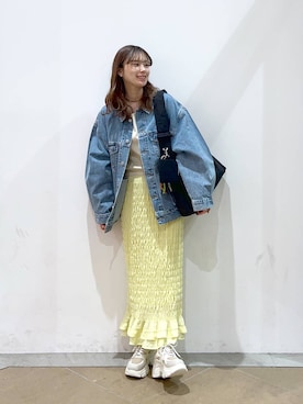 「LOWRYS FARM（ローリーズファーム）のLFポーチツキショルダー 284037（ショルダーバッグ）」を使った、MIKAさん（レディース・165cm）の冬コーディネート