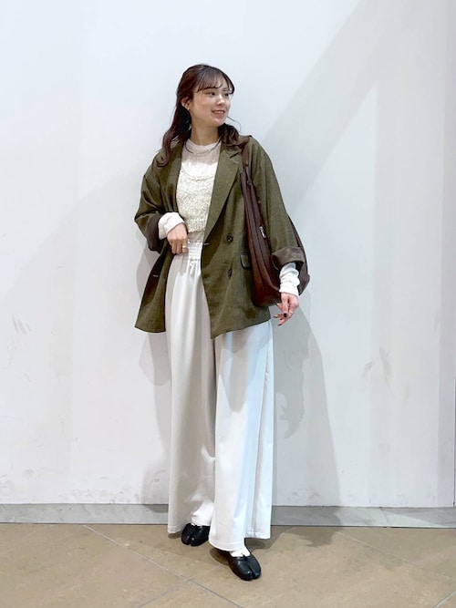 LOWRYS FARM イオンレイクタウンMIKAさんのテーラードジャケットを使ったコーディネート - ZOZOTOWN