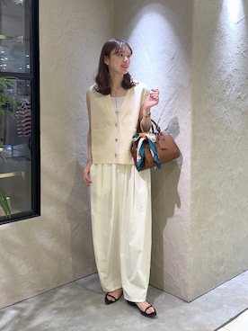 「アイテム（財布/小物）」を使った、MIKAさん（レディース・165cm）の夏コーディネート
