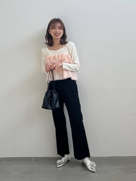 「アイテム（パンプス）」を使った、MIKAさん（レディース・165cm・20代）の春コーディネート