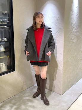 「アイテム（その他アウター）」を使った、MIKAさん（レディース・165cm）の秋コーディネート