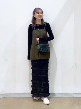 「アイテム（その他トップス）」を使った、MIKAさん（レディース・165cm・20代）の秋コーディネート