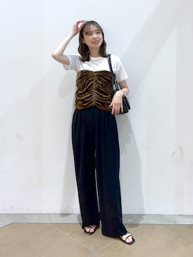 「アイテム（その他トップス）」を使った、MIKAさん（レディース・165cm・20代）の夏コーディネート