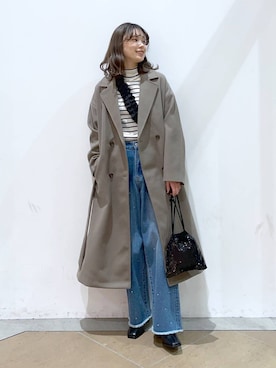 「Me%」｜「アイテム（ジャケット/アウター）」を使った、MIKAさん（レディース・165cm）の冬コーディネート