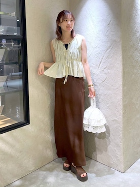 MIKAさん（レディース・165cm）の夏コーディネート