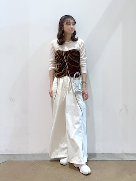 「アイテム（その他トップス）」を使った、MIKAさん（レディース・165cm・20代）の夏コーディネート