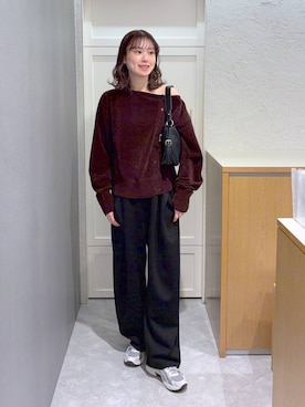 「LOWRYS FARM（ローリーズファーム）のアイテム（ハンドバッグ）」を使った、MIKAさん（レディース・165cm）の秋コーディネート