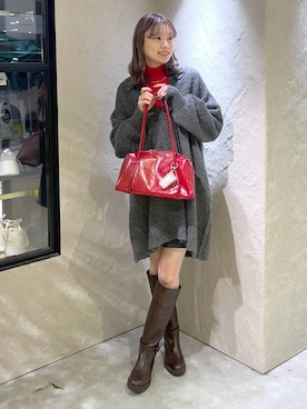 「アイテム（雑貨/ホビー）」を使った、MIKAさん（レディース・165cm）の秋コーディネート