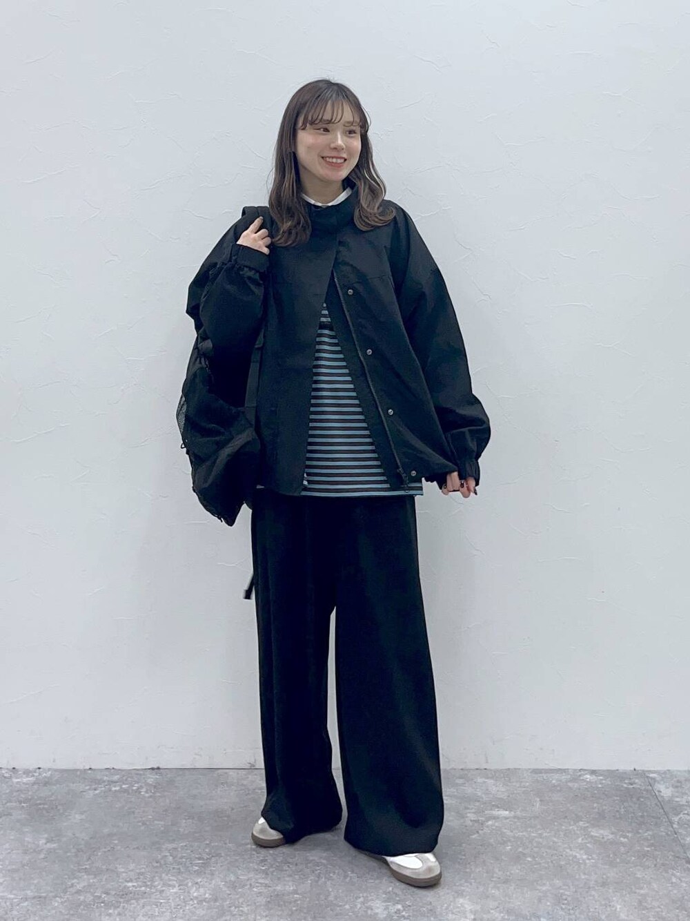MIKA(LOWRYS FARM イオンレイクタウン)｜LOWRYS FARMのナイロンジャケットを使ったコーディネート - WEAR