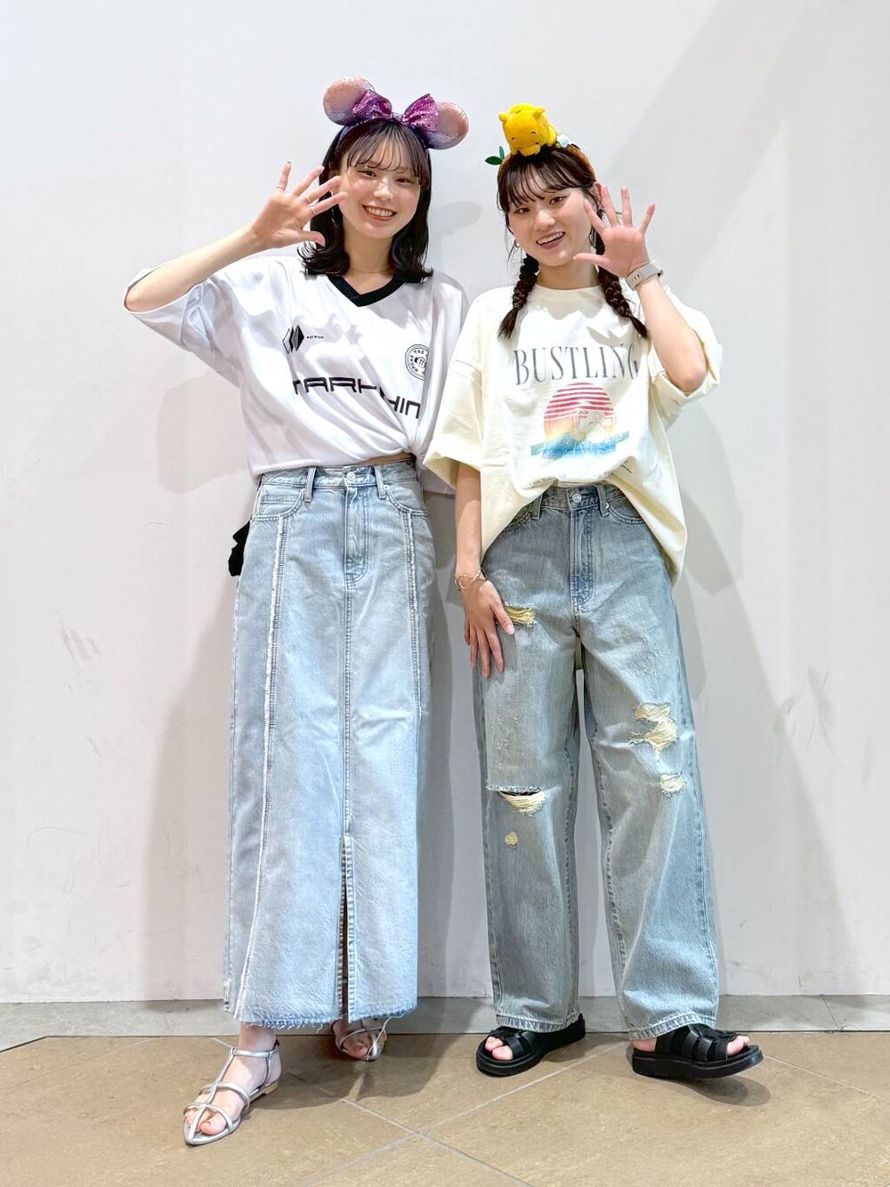 MIKA(LOWRYS FARM イオンレイクタウン)｜LOWRYS FARMのTシャツ/カットソーを使ったコーディネート - WEAR