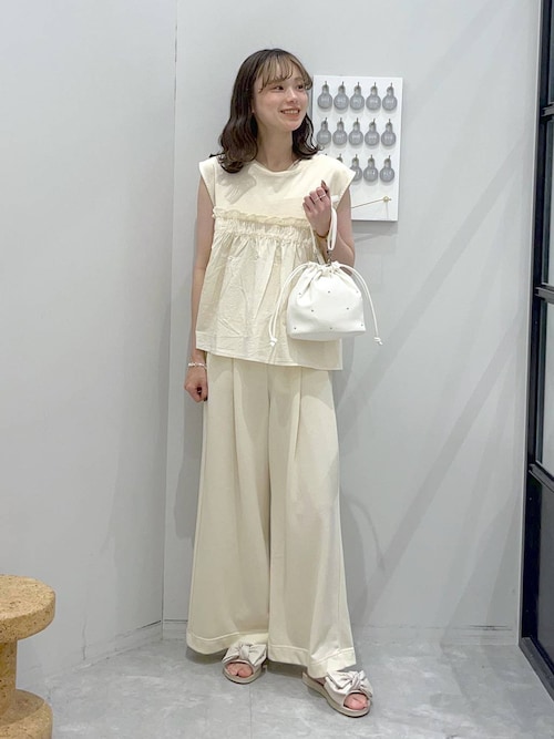 ☆よ☆ LOWRYS FARM スウェットパンツ ジャージ スウェットワイドパンツ