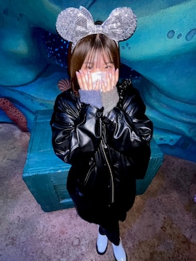 「byYOUANCE（バイユアンス）のアイテム（ジャケット/アウター）」を使った、enopiさん（レディース・156cm）の冬コーディネート