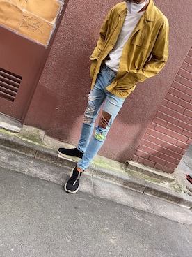 「DIEMME（ディエッメ）のアイテム」を使った、shoさん（メンズ・178cm）の春コーディネート