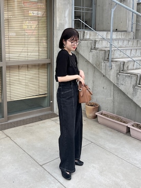 「秋先取りコーデ」｜「アイテム（ニット/セーター）」を使った、mashilemageさん（レディース・164cm）の秋コーディネート