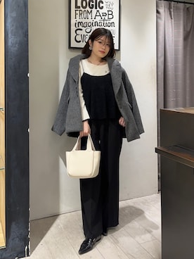 「アイテム（その他アウター）」を使った、mashilemageさん（レディース・164cm）の冬コーディネート