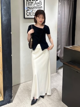 capricieux lemage サス付ラップスカート CAPRICIEUX LE'MAGE（カプリシューレマージュ）の「サス付ラップ