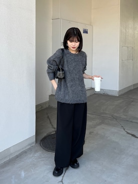 「ワントーンスタイル」｜mashilemageさん（レディース・164cm）の秋コーディネート