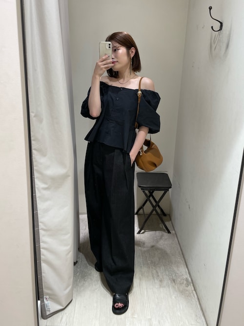 【CAPRICIEUX LE'MAGE 】C.Lペプラムトップス セール】【C.L】【セットアップ対応】ペプラムトップス（シャツ
