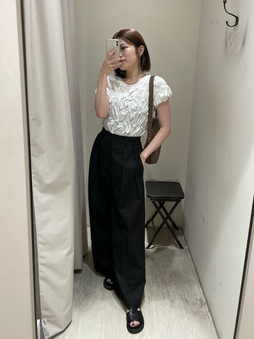 新色追加/全骨格◎】シャーリングホイップTシャツ（Tシャツ