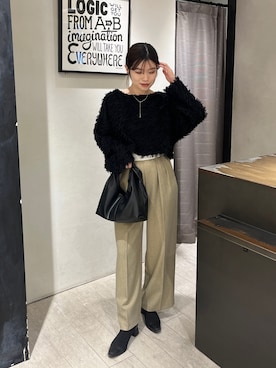 「フリンジ」｜mashilemageさん（レディース・164cm）の冬コーディネート