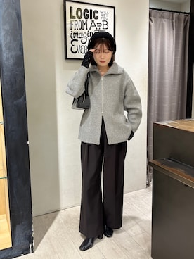 「CAPRICIEUX LE'MAGE（カプリシューレマージュ）のアイテム（その他アウター）」を使った、mashilemageさん（骨格ストレート・レディース・164cm）の秋コーディネート