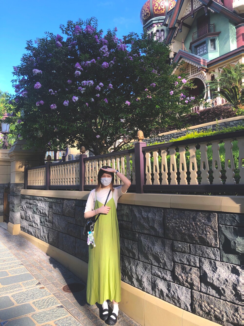 「BEAMSのアイテム（シューズ、ブラック系）」を使った、sannnnnnnnnnさん（レディース・171cm）の夏コーディネートの1枚目の写真