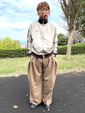 「アイテム（ジャージ）」を使った、Ryoさん（メンズ・172cm）の秋コーディネート