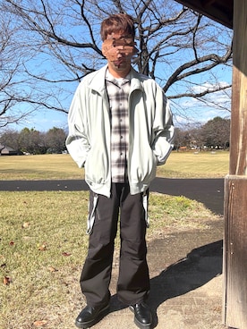 「アイテム（ドレスシューズ）」を使った、Ryoさん（メンズ・172cm）の秋コーディネート