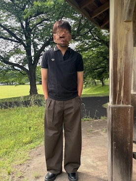 「leline（リライン）のアイテム」を使った、Ryoさん（メンズ・172cm）の夏コーディネート