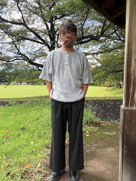 「アイテム（ドレスシューズ）」を使った、Ryoさん（メンズ・172cm）の秋コーディネート