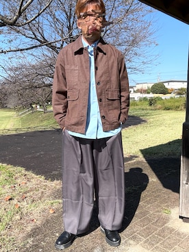 「アイテム（その他アウター）」を使った、Ryoさん（メンズ・172cm）の秋コーディネート