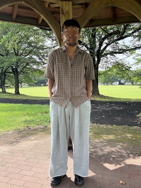「GAP（ギャップ）のアイテム（トップス）」を使った、Ryoさん（メンズ・172cm）の夏コーディネート