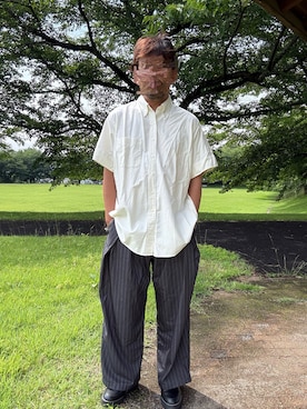 「soerte（ソエルテ）のアイテム」を使った、Ryoさん（メンズ・172cm）の夏コーディネート