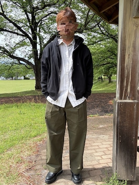 「MONO-MART（モノマート）のアイテム」を使った、Ryoさん（メンズ・172cm）の春コーディネート