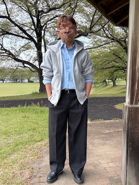 「EMMA CLOTHES（エマクローズ）のアイテム」を使った、Ryoさん（メンズ・172cm）の春コーディネート