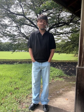 「アイテム（ドレスシューズ）」を使った、Ryoさん（メンズ・172cm）の夏コーディネート