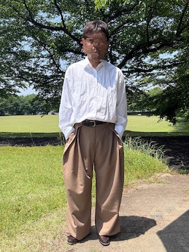 「soerte（ソエルテ）のアイテム」を使った、Ryoさん（メンズ・172cm）の春コーディネート