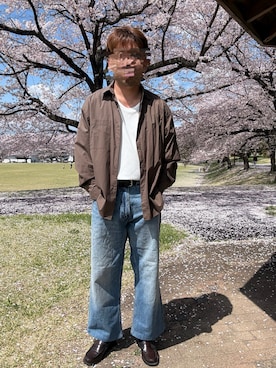 「LILL（リル）のアイテム」を使った、Ryoさん（メンズ・172cm）の春コーディネート