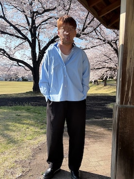 「LILL（リル）のアイテム」を使った、Ryoさん（メンズ・172cm）の春コーディネート