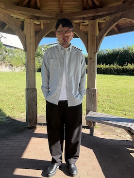「GILDAN（ギルダン）のアイテム」を使った、Ryoさん（メンズ・172cm）の秋コーディネート