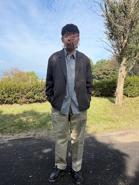 「Paraboot（パラブーツ）のアイテム」を使った、Ryoさん（メンズ・172cm）の秋コーディネート