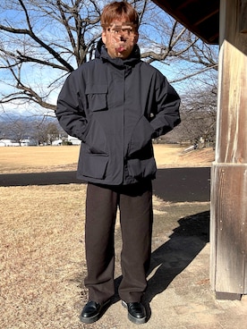「アイテム（その他アウター）」を使った、Ryoさん（メンズ・172cm）の冬コーディネート