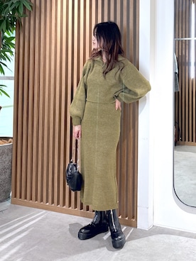 「スカートコーデ」｜annnnnaさん（レディース・158cm）の冬コーディネート