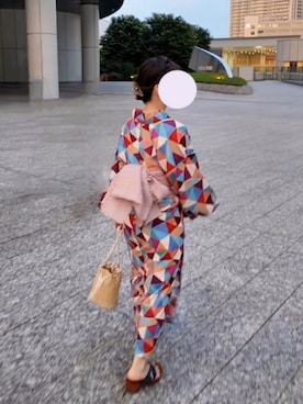 「アイテム（その他シューズ）」を使った、ざきまいさん（レディース・153cm）の夏コーディネート