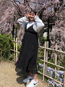 ワンピースを使った ナイキスニーカー のレディース人気ファッションコーディネート Wear