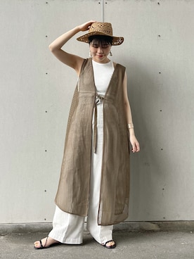 てじさん（レディース・159cm）の夏コーディネート