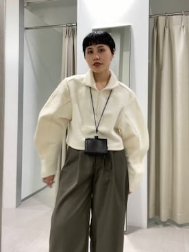 「アイテム（財布）」を使った、てじさん（レディース・159cm）の冬コーディネート