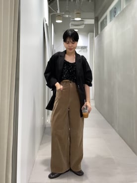 「スエード」｜てじさん（レディース・160cm）の秋コーディネート