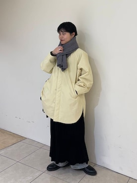 3WAYパテッドミドルジャケットを使った人気ファッションコーディネート